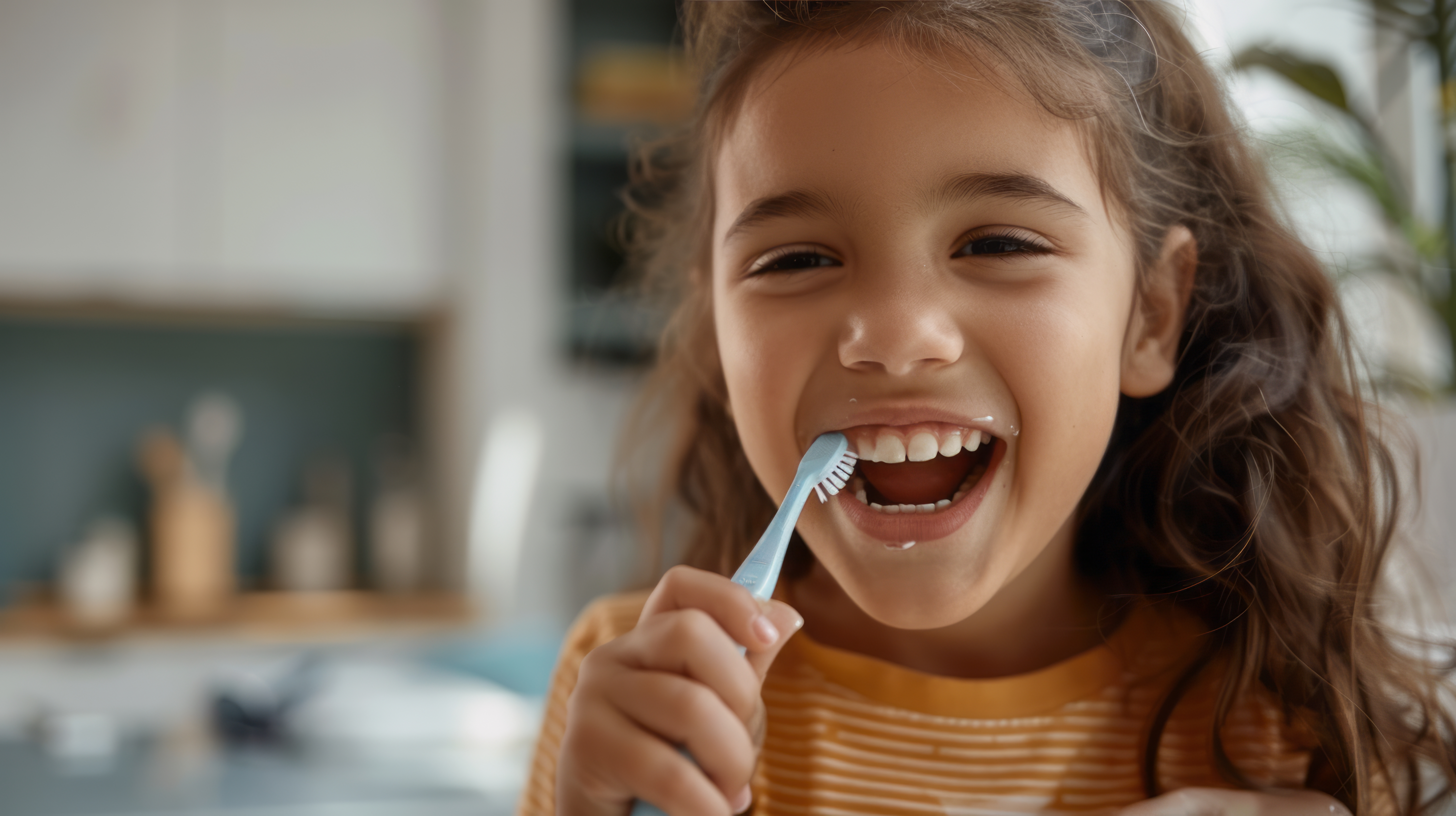 Child at dental chair