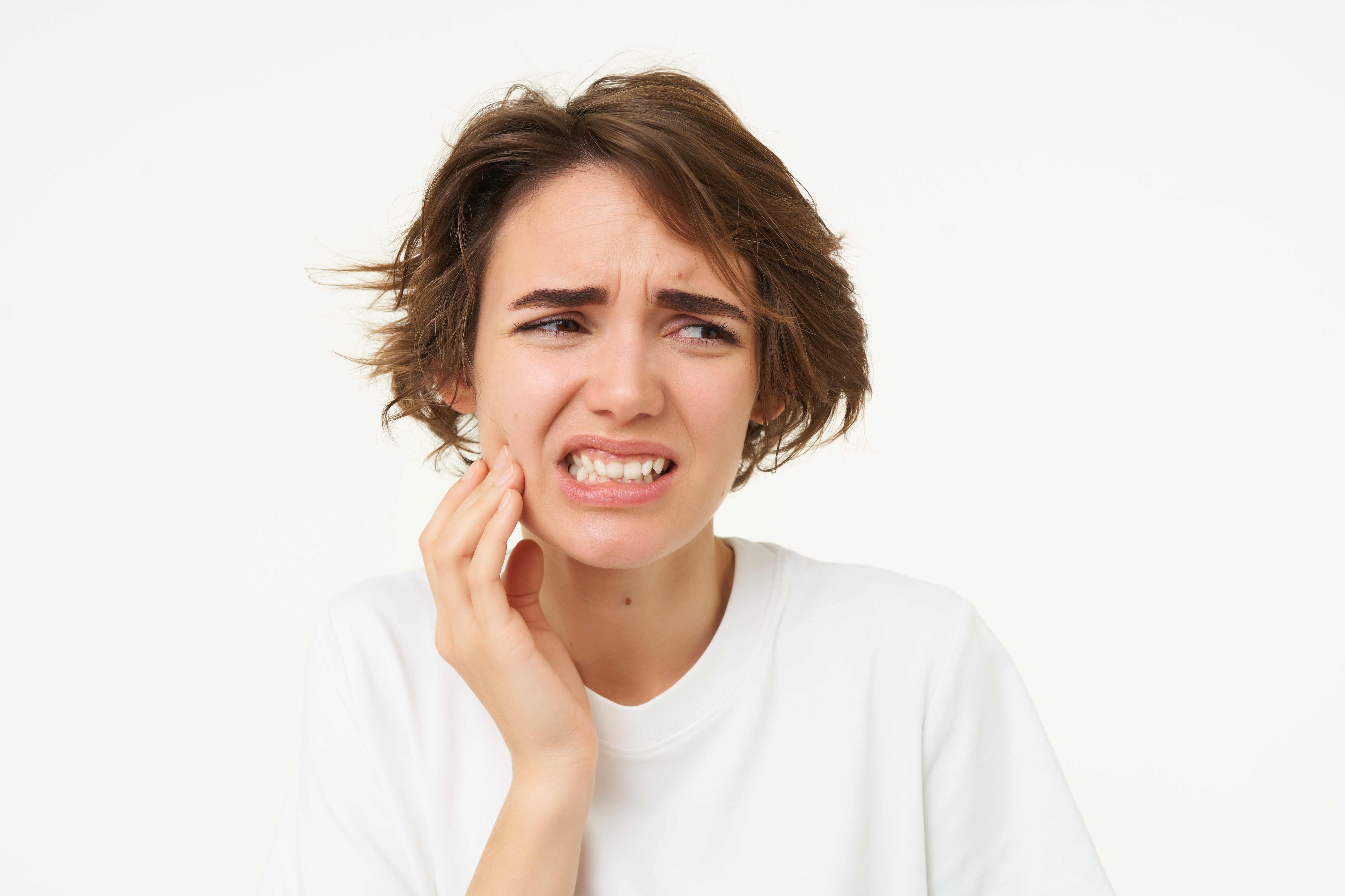 Dental patient with gum issue